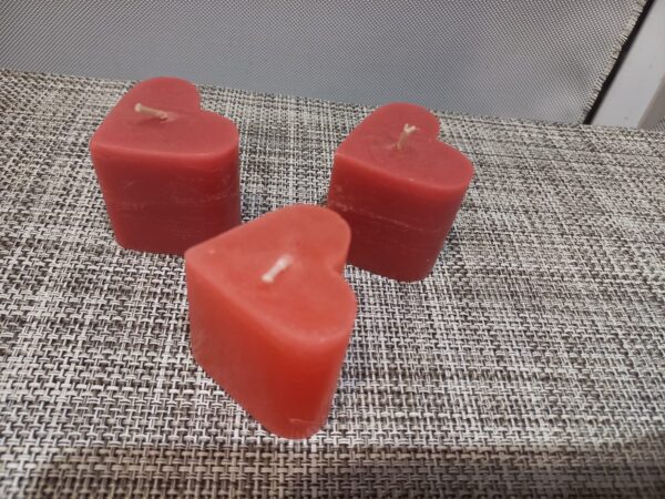 Vela Corazón Chico de Parafina CZ58